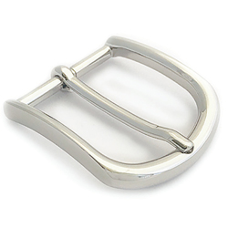 Polished stainless steel buckle 35 mm